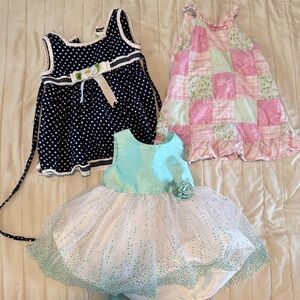 Set of 3 12m Dresses